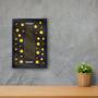 Imagem de Quadro Decorativo Porta Tampinhas Start Finish 38x28.5cm
