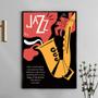 Imagem de Quadro Decorativo Poster Cartaz Jazz 24x18cm - com vidro