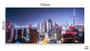 Imagem de Quadro Decorativo Prédios Cidade Dubai Vista Noturna em Tecido Canvas 130x60