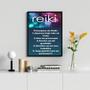 Imagem de Quadro Decorativo Princípios Do Reiki 33X24Cm - Com Vidro