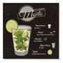 Imagem de Quadro Decorativo Receita Drink Mojito Área De Lazer