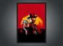 Imagem de Quadro Decorativo Red Dead Redemption Games Jogos Moldura 01