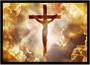 Imagem de Quadro Decorativo Religioso Jesus Cristo Crucificado Com Moldura RC068