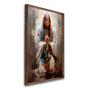 Imagem de Quadro Decorativo Religioso Jesus em Oração 1 Tela para Sala Quarto Igreja 80cm X 120cm Com Vidro