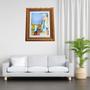 Imagem de Quadro Decorativo Religioso N Sra de Lourdes A4 Luxo Premium