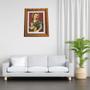 Imagem de Quadro Decorativo Religioso Santa Inês A3 Luxo Premium