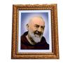 Imagem de Quadro Decorativo Religioso São Padre Pio A4 Luxo Premium