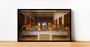 Imagem de Quadro Decorativo Religiosos A Santa Ceia Jesus Cristo Bíblia Católico Com Moldura RC002