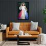 Imagem de Quadro Decorativo Religiosos Jesus Cristo Misericordioso Católico Espiritualidade Com Moldura RC004