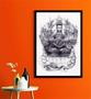 Imagem de Quadro Decorativo Religiosos Kuan Yin Budismo Buda Meditação Com Moldura RC105