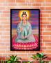 Imagem de Quadro Decorativo Religiosos Kuan Yin Budismo Buda Meditação Com Moldura RC106