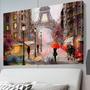 Imagem de Quadro Decorativo Rua Paris Canvas 50x70  - Foto Paulista