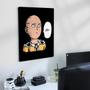 Imagem de Quadro Decorativo Saitama Okay - One Puchman Mdf 27x20cm