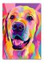 Imagem de Quadro Decorativo Sala Quarto Golden Retriever 60x40 Mdf