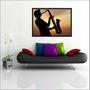 Imagem de Quadro Decorativo Saxofone Instrumento Jazz Blues Decoração Com Moldura