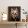 Imagem de Quadro Decorativo Senhor Bulldog 24X18Cm - Com Vidro