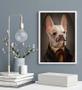 Imagem de Quadro Decorativo Senhor Bulldog 33X24Cm - Com Vidro