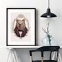 Imagem de Quadro Decorativo Senhor Urso - 60x48cm