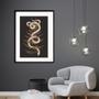 Imagem de Quadro Decorativo Serpente Vintage - 60x48cm
