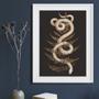 Imagem de Quadro Decorativo Serpente Vintage - 60x48cm