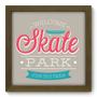 Imagem de Quadro Decorativo - Skate Park - 22cm x 22cm - 007qdem