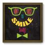 Imagem de Quadro Decorativo - Smile - 33cm x 33cm - 032qdrm