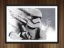 Imagem de Quadro Decorativo Stormtrooper Star Wars Decorações Com Moldura