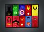 Imagem de Quadro Decorativo Super Heróis Nerd Geek Decorações Com Moldura G9