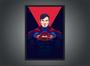 Imagem de Quadro Decorativo Superman Heróis Geek Decorações Com Moldura G05