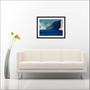 Imagem de Quadro Decorativo Surf Surfista Mar Onda Praia Salas Decorações Com Moldura