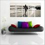 Imagem de Quadro Decorativo Surf Surfista Mar Praia Onda Mosaico Com 5 Peças GG2