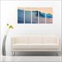 Imagem de Quadro Decorativo Surf Surfista Mar Praia Onda Mosaico Com 5 Peças GG3