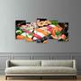 Imagem de Quadro decorativo Sushi Mosaico 5 Peças Para Restaurantes