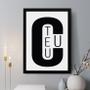 Imagem de Quadro Decorativo Teu C(E)U 45X34Cm - Com Vidro