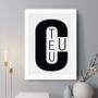 Imagem de Quadro Decorativo Teu C(E)U 45X34Cm - Com Vidro