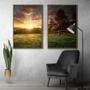 Imagem de Quadro Decorativo Textura CX Alta 2un 40x60 Campo Ensolarado