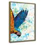 Imagem de Quadro Decorativo Textura CX Alta Arara Azul 1 pç 40x60