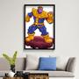 Imagem de Quadro Decorativo Thanos 3 50x70 cm Placa Decorativa em MDF para Decoração de interiores