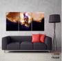 Imagem de Quadro Decorativo Thanos 3 peças 120x60 cm em tecido