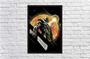 Imagem de Quadro Decorativo Thanos Nerd Geek Super Heróis Decorações Com Moldura G03