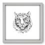 Imagem de Quadro Decorativo - Tigre - 33cm x 33cm - 064qdsb