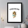 Imagem de Quadro Decorativo Tô Nem Aí Meu Anjo 24x18cm - com vidro