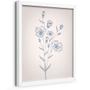 Imagem de Quadro Decorativo Traço Floral Deslumbrante