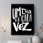 Imagem de Quadro Decorativo Um Dia de Cada Vez 24x18cm - com vidro