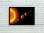 Imagem de Quadro Decorativo Universo Planetas Sistema Solar Salas Quartos Com Moldura RC103