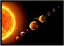 Imagem de Quadro Decorativo Universo Planetas Sistema Solar Salas Quartos Com Moldura RC103