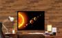 Imagem de Quadro Decorativo Universo Planetas Sistema Solar Salas Quartos Com Moldura RC103