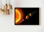 Imagem de Quadro Decorativo Universo Planetas Sistema Solar Salas Quartos Com Moldura RC103