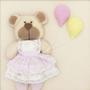 Imagem de Quadro Decorativo Ursinha Com Bexigas Quarto Bebê Infantil