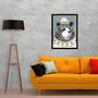 Imagem de Quadro Decorativo Urso Polar 33x24cm - com vidro